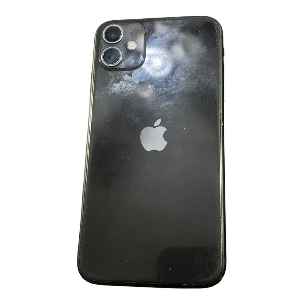 Apple iPhone 11 Unlocked 64 gb screen cracked all black